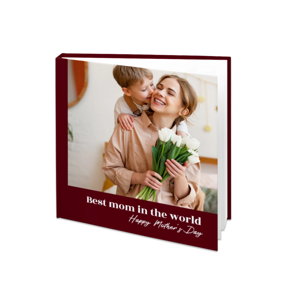Photo Book Large Square Hard Photo Cover