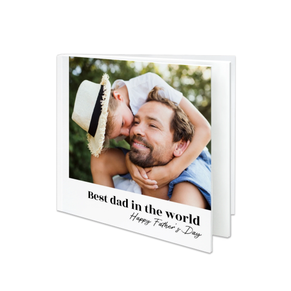 Livre photo L carré - couverture souple personnalisée