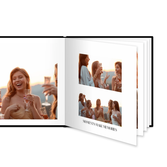 Fotoboek XL vierkant - harde lederen kaft Fotoboek XL vierkant - harde lederen kaft