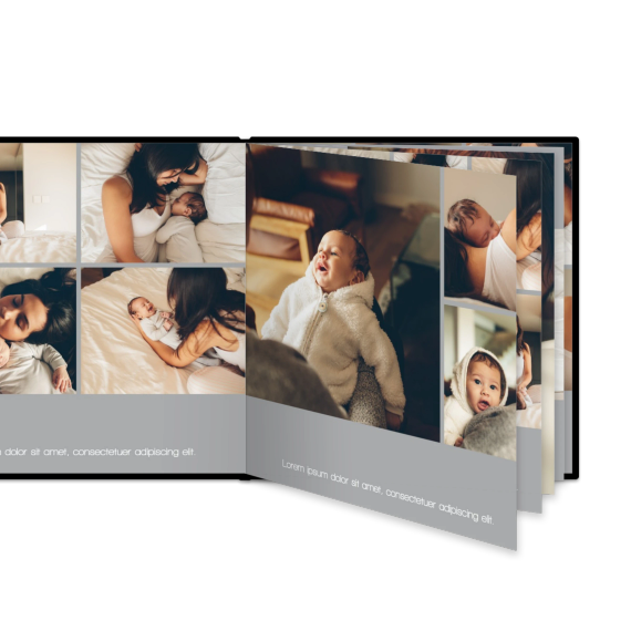 Fotobuch XL Quadrat - Hardcover Lederlook Fotobuch XL Quadrat - Hardcover Lederlook