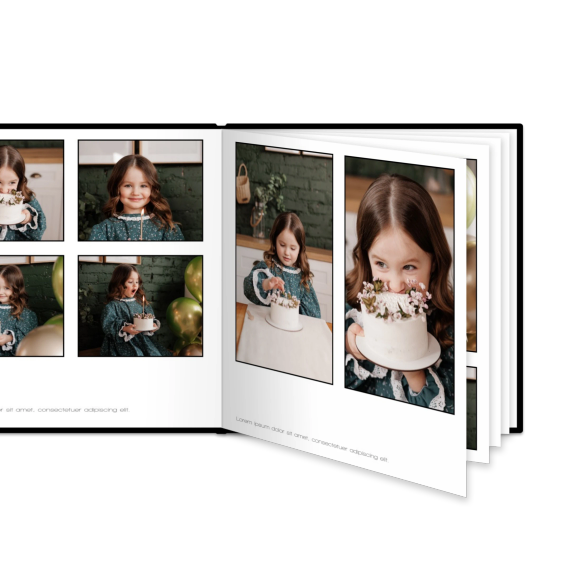 Fotobuch XL Quadrat - Hardcover Lederlook Fotobuch XL Quadrat - Hardcover Lederlook