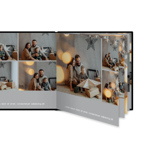 Fotobuch XL Quadrat - Hardcover Lederlook Fotobuch XL Quadrat - Hardcover Lederlook
