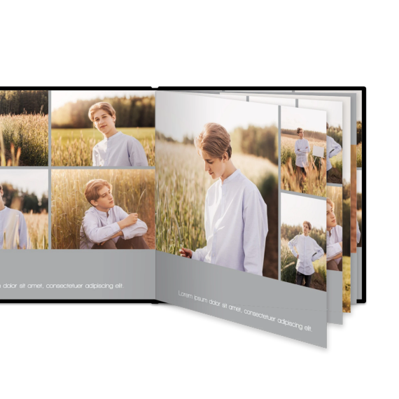 Fotobuch XL Quadrat - Hardcover Lederlook Fotobuch XL Quadrat - Hardcover Lederlook