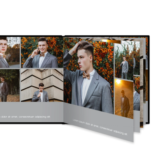 Fotobuch XL Quadrat - Hardcover Lederlook Fotobuch XL Quadrat - Hardcover Lederlook