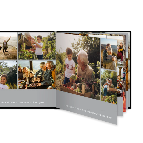 Fotobuch XL Quadrat - Hardcover Lederlook Fotobuch XL Quadrat - Hardcover Lederlook