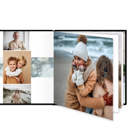 Fotoboek XL vierkant - harde lederen kaft Fotoboek XL vierkant - harde lederen kaft