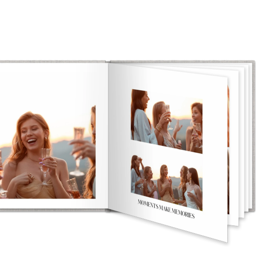 Fotoboek XL vierkant - harde linnen kaft Fotoboek XL vierkant - harde linnen kaft