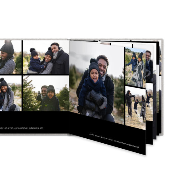 Fotoboek XL vierkant - harde linnen kaft Fotoboek XL vierkant - harde linnen kaft