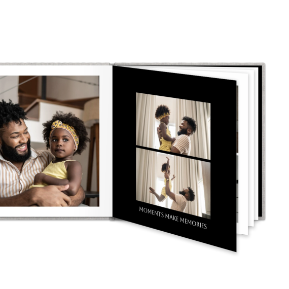 Fotoboek XL vierkant - harde linnen kaft Fotoboek XL vierkant - harde linnen kaft