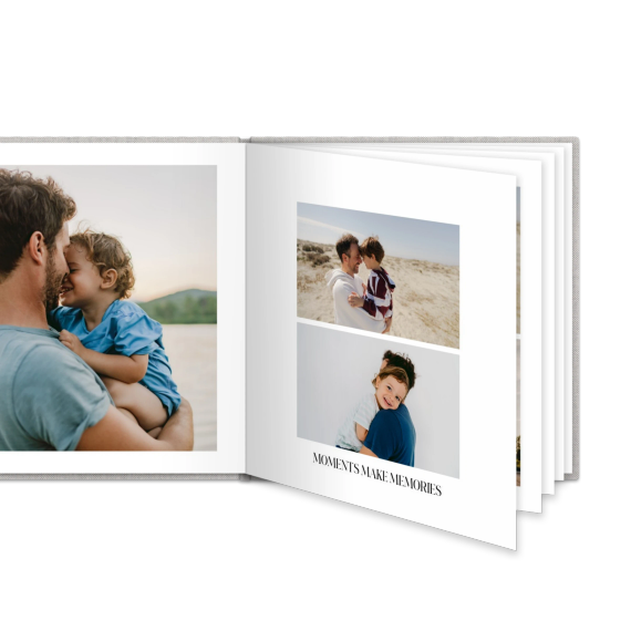 Fotoboek XL vierkant - harde linnen kaft Fotoboek XL vierkant - harde linnen kaft
