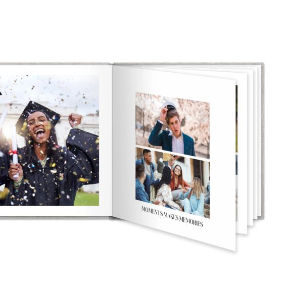 Fotobok XL kvadratisk deluxe hÄrt omslag - Linne Fotobok XL kvadratisk deluxe hÄrt omslag - Linne