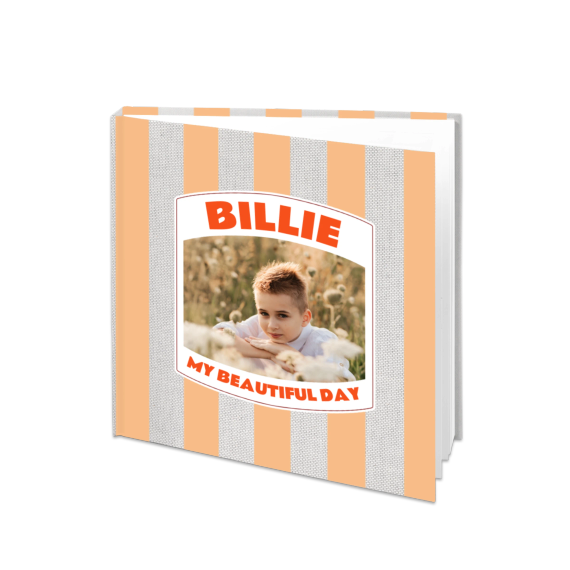 Livre photo XL carré - Couverture rigide photo lin