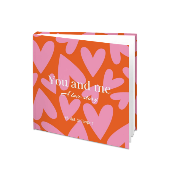 Happy Heart Pattern - Text Only