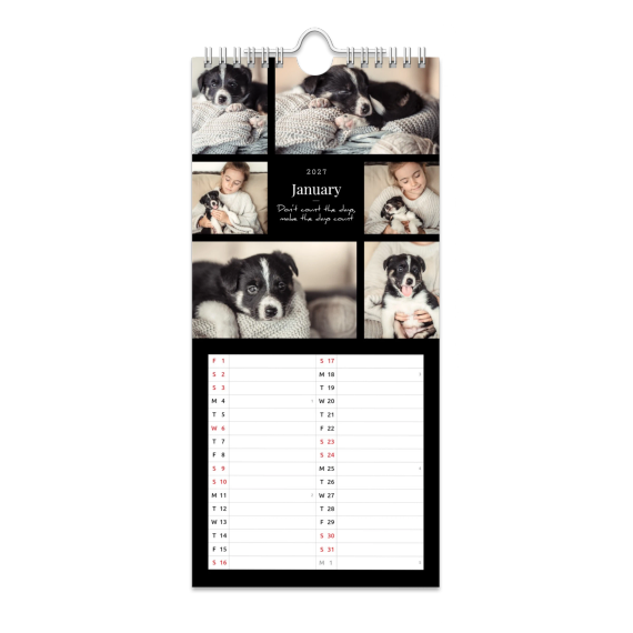 Modern photo collage - Wide space black