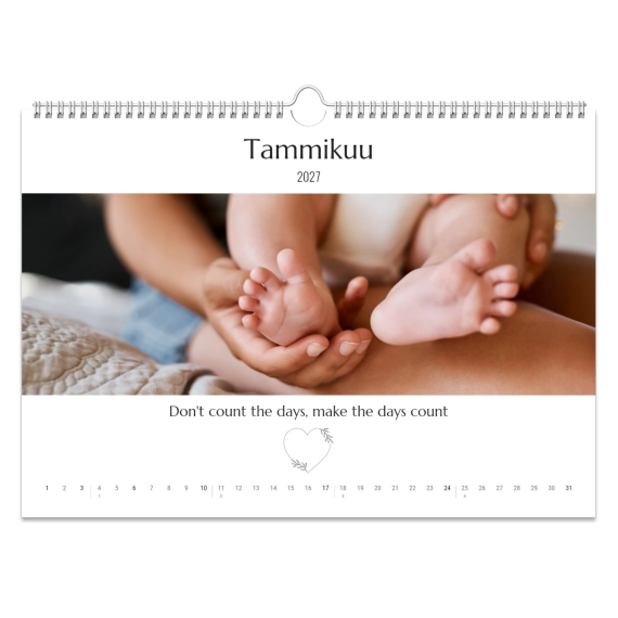 Seinäkalenteri A3 Vaaka Seinäkalenteri A3 Vaaka