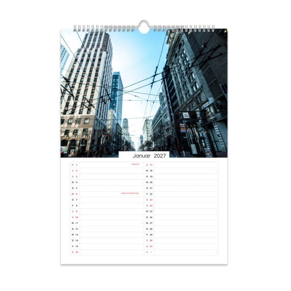 Wandkalender A3 Hoch Wandkalender A3 Hoch
