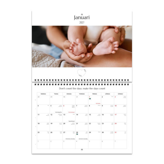 VĂ€ggkalender Dubbelsidig VĂ€ggkalender Dubbelsidig