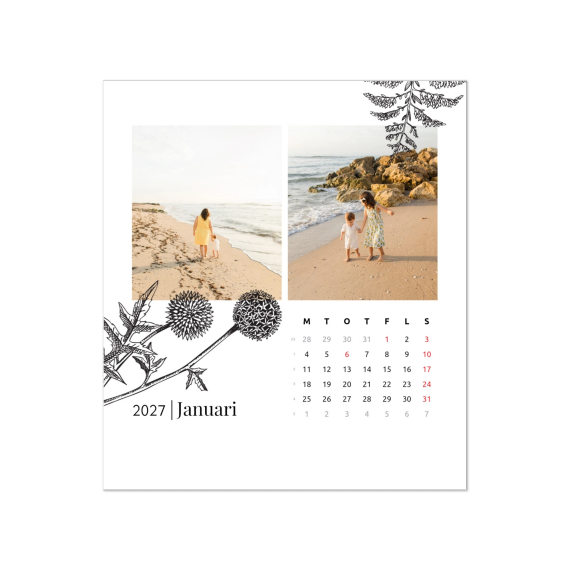 Botanisk illustration - Vintage blomma kollage Botanisk illustration - Vintage blomma kollage