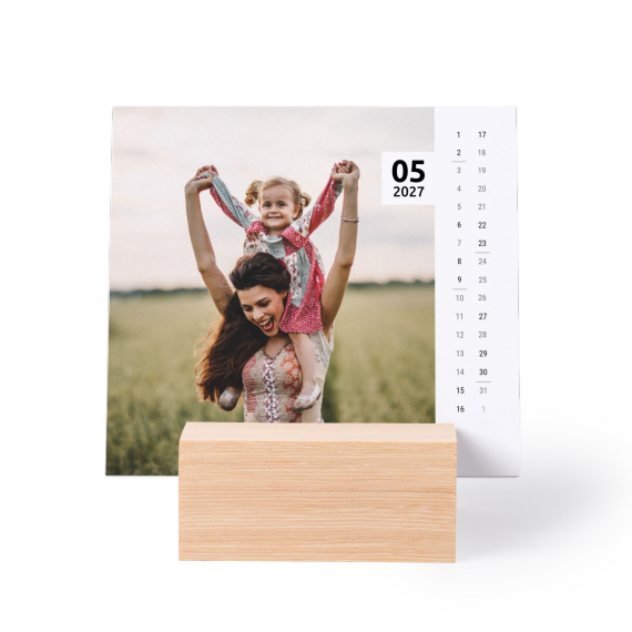 Calendrier photo sur support en bois Paysage