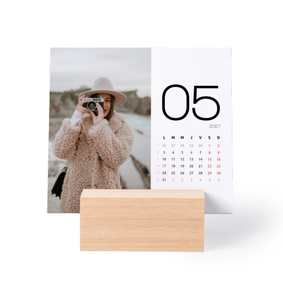 Calendrier photo sur support en bois Paysage Calendrier photo sur support en bois Paysage