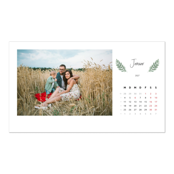 Grüne Zweige Wandkalender Grüne Zweige Wandkalender