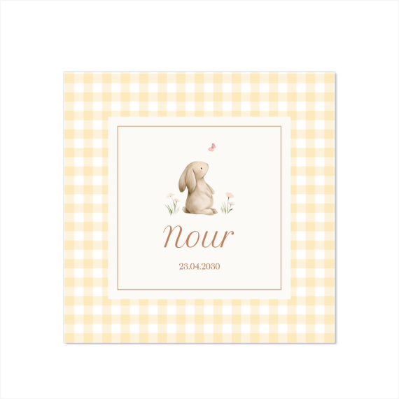 Faire-part carré (14,3 cm x 14,3 cm) Faire-part carré (14,3 cm x 14,3 cm)