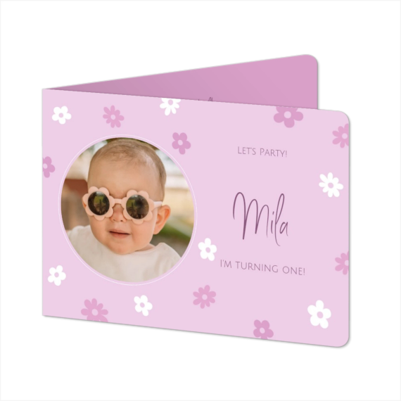 Gevouwen Kaart liggend met ronde hoeken 14,3 x 10 cm Gevouwen Kaart liggend met ronde hoeken 14,3 x 10 cm