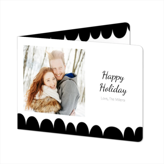 Folded card landscape rounded corners 14,3 x 10 cm Folded card landscape rounded corners 14,3 x 10 cm