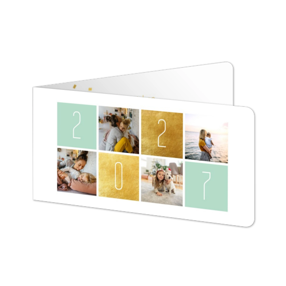 Folded Card Panoramic landscape rounded corners 19,6 x 9,3 cm Folded Card Panoramic landscape rounded corners 19,6 x 9,3 cm