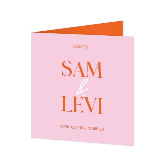 Folded Card Square 14,3 x 14,3 cm