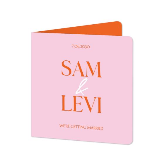 Folded Card square rounded corners 14,3 x 14,3 cm Folded Card square rounded corners 14,3 x 14,3 cm