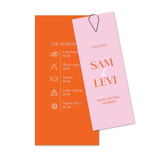 Two-piece card Black - set of 12 (19,6 x 9,3 cm) Two-piece card Black - set of 12 (19,6 x 9,3 cm)