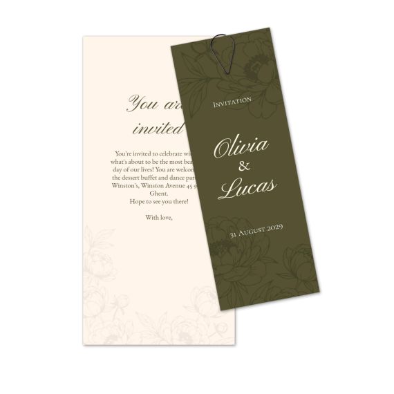 Elegant Peonies - Text Only Elegant Peonies - Text Only
