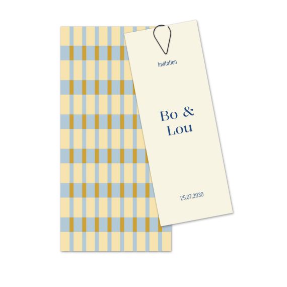 Elegant Stripe Frame Invitation Elegant Stripe Frame Invitation