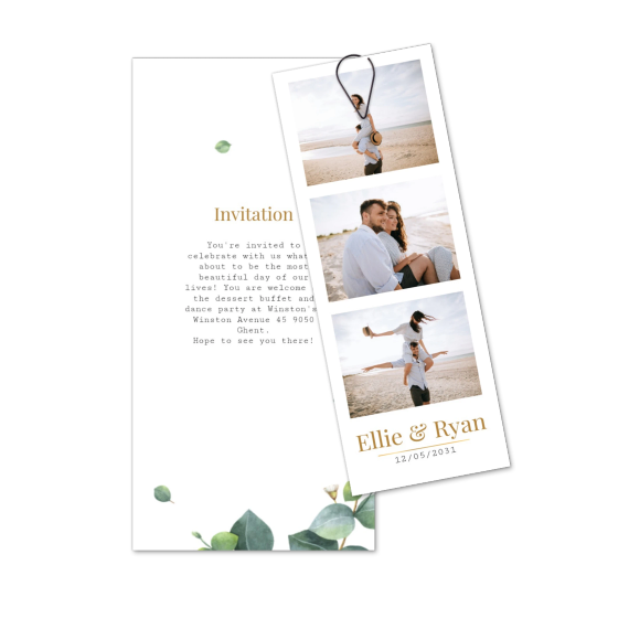 Two-piece card Black - set of 12 (19,6 x 9,3 cm) Two-piece card Black - set of 12 (19,6 x 9,3 cm)