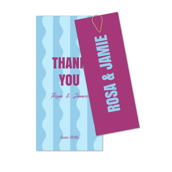 Two-piece card Gold - set of 12 (19,6 x 9,3 cm) Two-piece card Gold - set of 12 (19,6 x 9,3 cm)