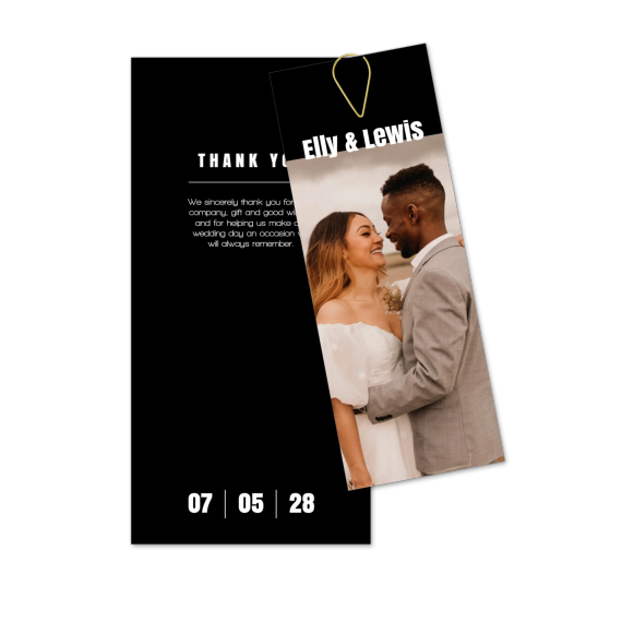 Two-piece card Gold - set of 12 (19,6 x 9,3 cm) Two-piece card Gold - set of 12 (19,6 x 9,3 cm)