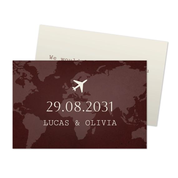 Boarding Pass Wedding - Text Only Boarding Pass Wedding - Text Only