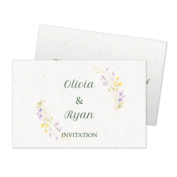 Pastel Flowers Invitation Pastel Flowers Invitation