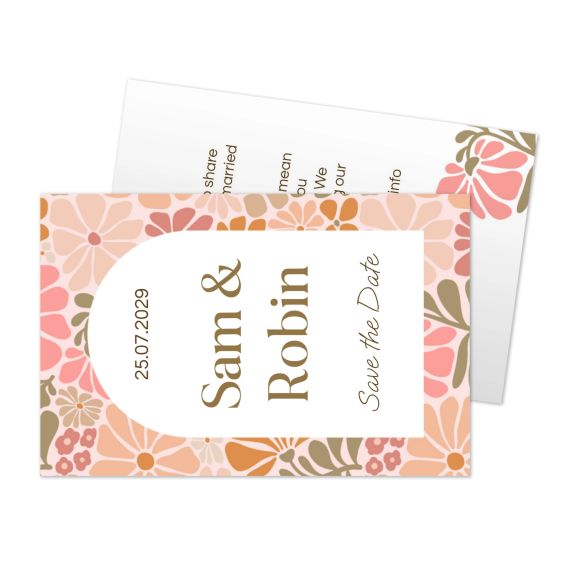 Boho Floral Arch Invitation Boho Floral Arch Invitation