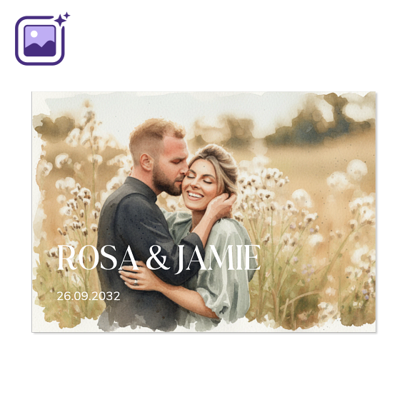 Elegant Text Full Photo Filter Aquarelle Elegant Text Full Photo Filter Aquarelle