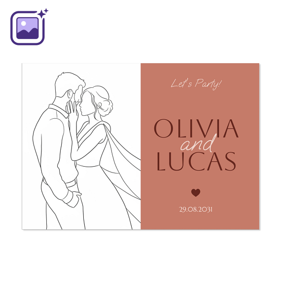 Lovely Couple Filter Line Drawing Lovely Couple Filter Line Drawing