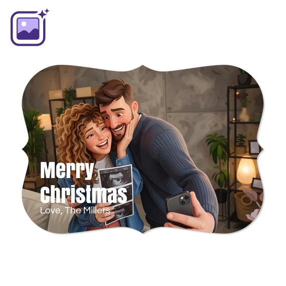 Grusskarte mit Klammer-Rahmen Querformat 14,3 x 10 cm Grusskarte mit Klammer-Rahmen Querformat 14,3 x 10 cm