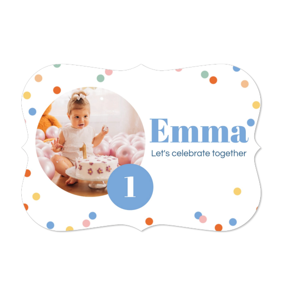 Faire-part 1 volet Accolades paysage 14,3 x 10 cm Faire-part 1 volet Accolades paysage 14,3 x 10 cm