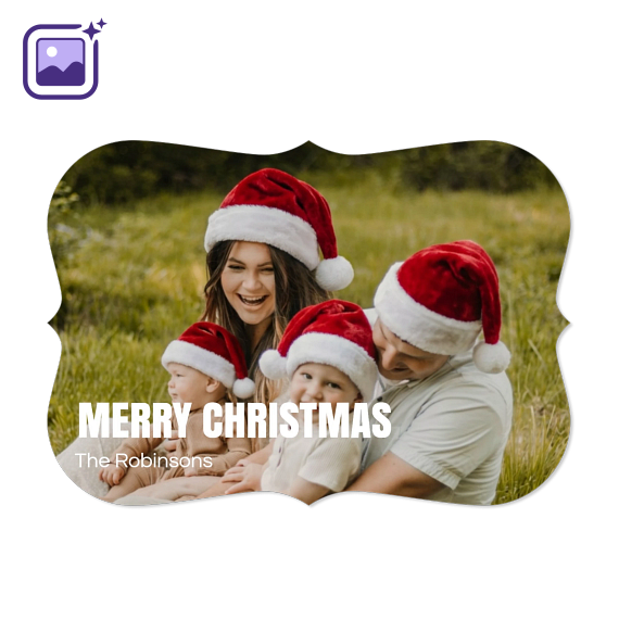 Bold Text Full Photo Filter Xmas Hat Bold Text Full Photo Filter Xmas Hat