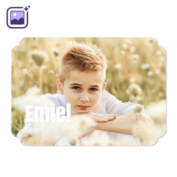 Single Card Double Rounded Horizontal 14,3 x 10 cm Single Card Double Rounded Horizontal 14,3 x 10 cm