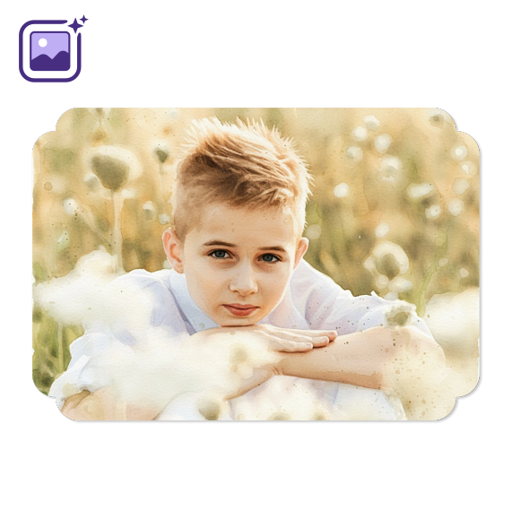 Single Card Double Rounded Horizontal 14,3 x 10 cm Single Card Double Rounded Horizontal 14,3 x 10 cm