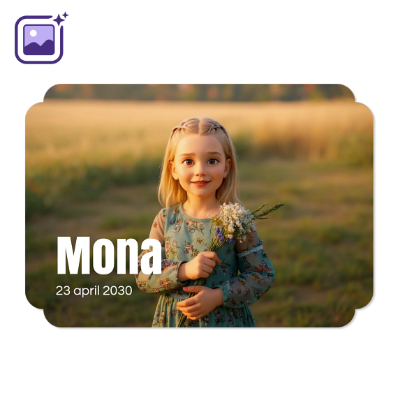 Single Card Double Rounded Horizontal 14,3 x 10 cm Single Card Double Rounded Horizontal 14,3 x 10 cm