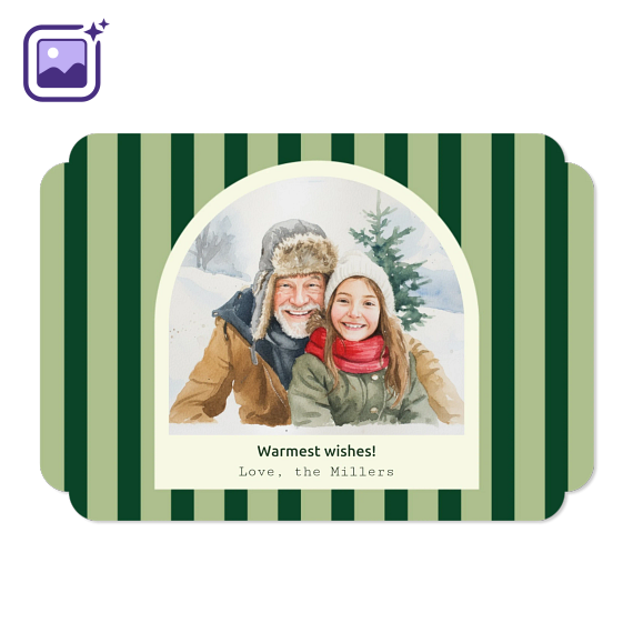 singlecardh_joyfulholidaystripesfilteraquarellegreen