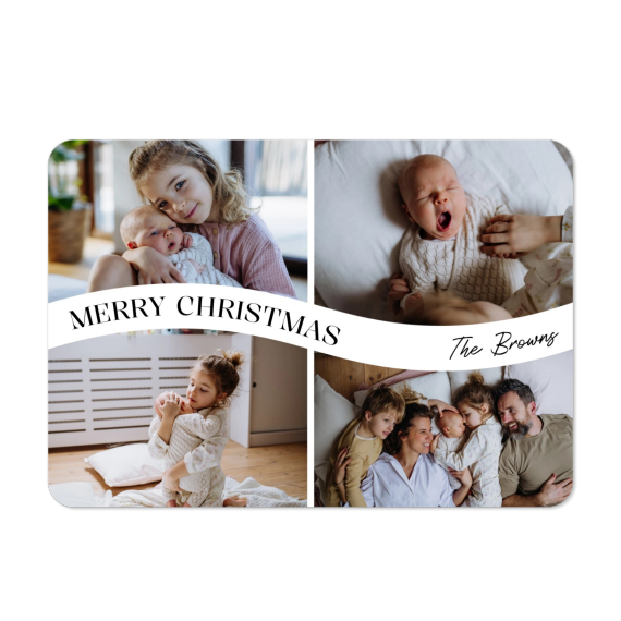 Enkle Fotokort liggende runde hjĂžrner 14,3 x 10 cm Enkle Fotokort liggende runde hjĂžrner 14,3 x 10 cm